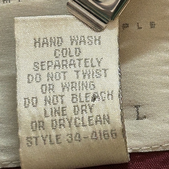 J Jill Vintage Wool Blend Brocade Damask Textured Burgundy Collar Jacket Large - Picture 13 of 13